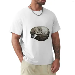 Men's Polos Sleeping Baby Platypus T-Shirt Quick Drying Short Sleeve Tee Summer Tops Mens Workout Shirts