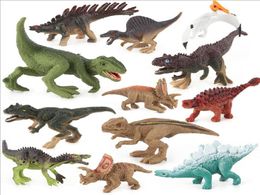 12pcsset Dinosaur Toy Plastic Jurassic Play Dinosaur Model Action Figures Gift for Boys 3518860