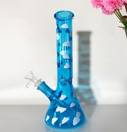 Smoking Hookah Trees Glass Water Bongs Baker Base with 14 mm bowl Ice Bubbler Dab Rigs 10inch tall bong thick dab rig