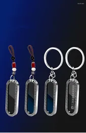 Keychains Custom Car Plate Key Chain Hanging Ornaments License Digital Phone Number Creative Anti-loss Keychain.