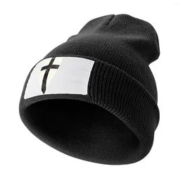 Berets Teutonic Knights Cross Shield Knitted Hat Sun For Children Visor Ladies Men's