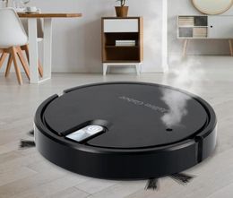 Robot Vacuum Cleaner 5in1 Wireless Vacuum Cleaner With LED Atmosphere Lights Quiet Vacuuming Mopping Humidifying Vaccume Clean2152574
