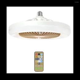 Pendant Lamps 30W Ceiling Fan With Integrated Lights E27 Remote Lighting Bedroom Living Room Switch Control Home Lamp C