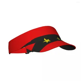 Berets Piapot First Nation Flag Summer Air Sun Hat Visor UV Protection Top Empty Sports Golf Running Sunscreen Cap
