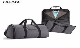 Largecapacity Folding Waterproof Suit Travel Bag Multifunction Handbag Clothing Travel Storage Bag Men039s Shirt Suit Organiz5631180