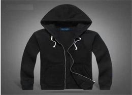 Mens polo jacket Hooded sweater Hoodies and Sweatshirts autumn solid casual with a hood sport zipper pullover quality Outerwear Co7032629