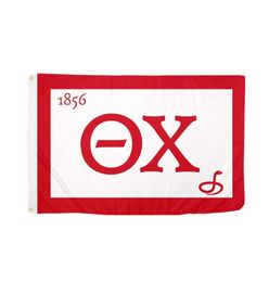 Theta Chi Chapter Main Fraternity Flag 3x5ft 100D Polyester Printing Sports Team School Club Indoor Outdoor2618490