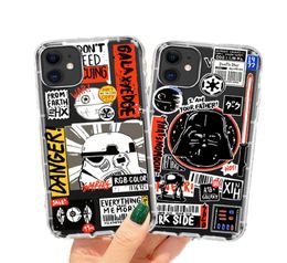 Fashion Design Air shockproof Transparent iPhone Case For iPhone 13 12 11 Pro Max Mini 7 8P X XsMax Xr Creative Personalised Tag W9568247