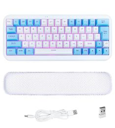 EZSOZO keyboard 60 Bedrade Gaming Toetsenbord Rgb Backlit UltraCompact Mini Toetsenbord283r4202584