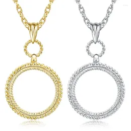 Pendant Necklaces Stylish Magnifiers 2X Necklace With Glass Magnification Lens Pendants Jewellery