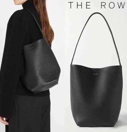 Women The Row Park Tote Bag 3Size Large Luxurys Handbag Designer Shoulder Fashion Bucket Bags Mens Purse Leather Crossbody Clutch Drawstring Mini Underarm T02313