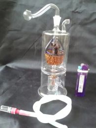 Height Bongglass Klein Recycler Oil Rigs Water Pipe Shower Head Perc Bong Glass Pipes Hookahs Devil flower baskets ZZ