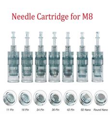 1020Pcs Dr Pen M8 Needle Cartridges Bayonet 11 16 36 42 Nano MTS Micro Needling for Dr pen Microneedling 2112293243017