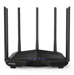 Epacket Tenda AC11 AC1200 Wifi Router Gigabit 24G 50GHz DualBand 1167Mbps Wireless Router Repeater with 5 High Gain Antennas3342855