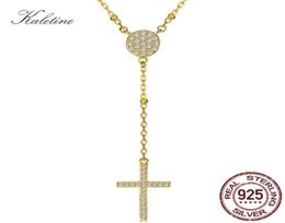 KALETINE 925 Sterling Silver Rosary Necklaces Trendy Gold Jewellery Charms Turkey Necklace Women Accessories Men 2202187448762