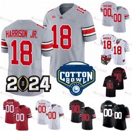 Ohio State Buckeyes OSU College Football Jersey Marvin Harrison Jr Kyle McCord TreVeyon Henderson Cade Stover Emeka Egbuka JT Tuimoloau Chip Trayanum Eichenberg