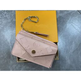 8A Wallet CARD HOLDER RECTO VERSO Designer Fashion Womens Mini Zippy Organiser Lvity Wallet Coin Purse Bag Belt Charm Key Pouch Pochette Accessoires