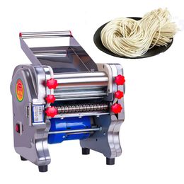 Commercial Electric Dough Skin Noodles Pasta Maker Machine Roller Sheeter with Two Blades Home Kitchen Use