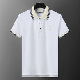 #1 Mens Polo Shirt Designer Man Fashion Horse T Shirts Casual Men Golf Summer Polos Shirt Embroidery High Street Trend Top Tee Asian size M-XXXL 0003