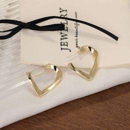 bottegaly venettaly twist flower love shape design brass Gold Plated 925 silver needle Earrings