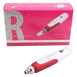 Roller MYM Electric Microneedle Roller Photon Electric Derma Stamp Dermapen Micro Needle Therapy Micro Needle MYM derma pen