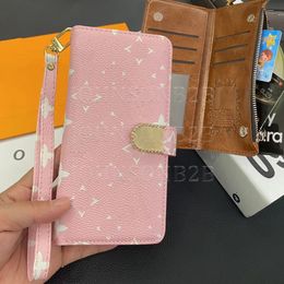 Beautiful iPhone Phone Cases 15 14 Pro Max Leather L Card Slot Phone Case 18 17 16 15pro 14pro 13pro 12pro 13 12 11 Samsung 23 22 Ultra Plus Case with Logo Box Man Woman