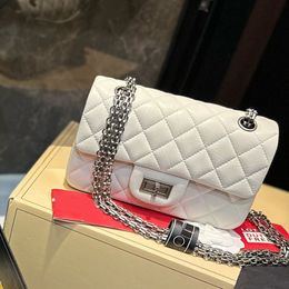 Classic Women Mini Flap Shoulder Bag Luxury Diamond Lattice Quilted Luxury Handbag Cross Body Gold And Silver Hardware Chain Shopping Travel Suitcase Fanny Pack 20C