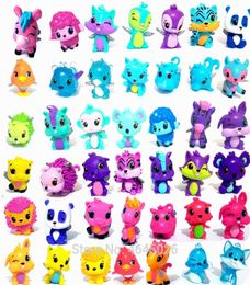 Cartoon Animals Egg Horse Hatching Model Miniature PVC Action Figures Mini Pet Shop Figurines Collectible Dolls Kids Toys LJ2009244962076