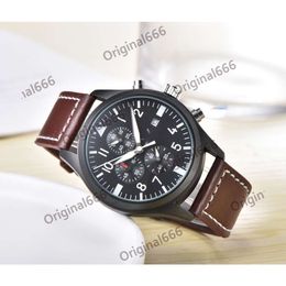 expensive menwatch iwc watch mens pilot chronograph watches high quality quartz uhren super luminous watchmen all dial work montre pilot luxe 8NWP