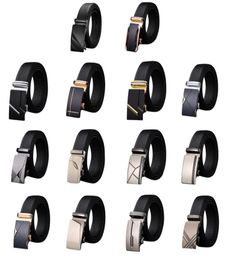 Belts Mens Belt Ratchet Leather Slide With Easier Adjustable Buckle Fashion Strap Male Jeans For Man Cowboy1614217