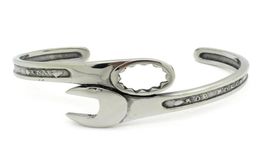 Модный серебряный тон, металлические инструменты, гаечный ключ, браслет из нержавеющей стали, байкерский браслет, уникальный дизайнерский браслет, ювелирные изделия BB02209B9841368