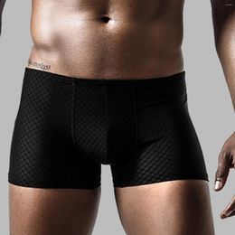 Underpants Sexy Underwear For Men Summer Transparent Ice Silk Boxers Breathable Briefs Waist Non-Trace Pants