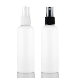 50pcs 100ml empty White spray plastic bottle PET100CC small travel spray bottles with pump refillable perfume spray bottles lot1200229