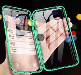 Cases For iPhone 13 12 XS 6 6S 7 8 Plus Magnetic Phone Case Double Sides Tempered Glass Shockproof Protectrive Mobile Back Cover7579939