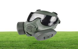 Outdoor Tactical PC Mask with Fans Paintball CS Games Airsoft Shooting Huting Face Protection Gear NO033269301615