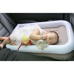 Baby Inflatable Bed Car Mattress To Sleep Air Matt For Plane High Speed Rail Foading Travel Comfortable Accessory 231227