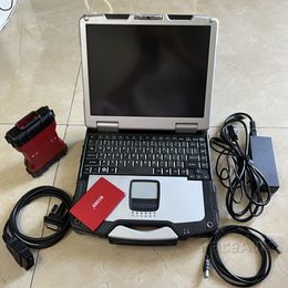 for Ford vcm II A IDS V129/ JLR V129 diagnostic tool installed in laptop cf31 i5 4g full set ready to use