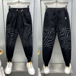 Water Pattern Pants Fashion Haruku Hip Hop Street Trousers Black Outdoor Jogger Casual Pant Harem Sweatpants Brand Clothing