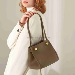 Shoulder Bags Togo Genuine Leather for Women Designer Luxury Bag Bucket Handbags 2023 Versatile Comting Chian Ladiesstylishhandbagsstore