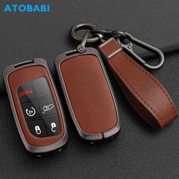 Car Key Trekking Poles Car Key Cover Remote Fob Case Protector Bag Auto Accessories For Fiat Freemont Toro 500L 500X 2016 2017 2018 Dodge Jeep ChryslerL2031228