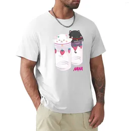 Men's Polos Nana & Hachi - Strawberry Glasses T-Shirt Graphic T Shirt Plus Size Tops Mens Clothing