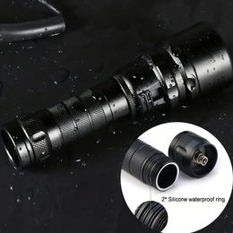 IP68 Waterproof T6 Diving Flashlight - Perfect for Outdoor Activities like Camping, Fishing & Cycling!