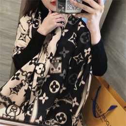 28% OFF scarf Autumn and Winter New Scarves for Women's Thickened Warm Cloak Wool Cashmere Office Travel Versatile Fashion Shawl