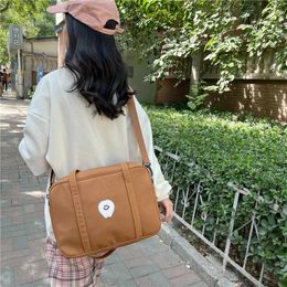 Evening Bags Women Tote Bag Large Capacity Crossbody Female Schoolbag College Lady Student Shoulder For 2023 Laptop Backpacks Girl