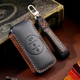 Car Key Trekking Poles For New Leather Car Key Case Cover Fob Protector for Chery Tiggo 8 Arrizo 5 Pro Gx 5x EQ7 Exeed 400t Txl Keychain HolderL2031228