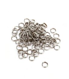 1000pcs Stainless Steel Fishing Split Rings Heavy Duty Lure Solid Ring Loop Lures 7mm 150lbs2633252