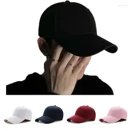 Ball Caps Unisex Black Casquette Solid Color Baseball Cap Men Women Cotton Casual Snapbcak Hats Outdoor Gorras Gorros Para Hombres