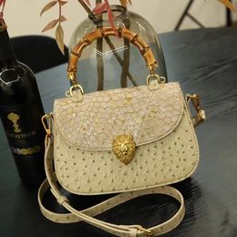 Saddle Bag Women's Snake Pattern Genuine Leather Women's Bag Brand Luxury Handbag Single Shoulder Crossbody Underarm Bag