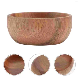 Dinnerware Sets Acacia Wooden Plate Salad Kitchen Utensils Mixing Bowls Home Dishware Fruit Household