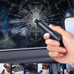 Emergency Hammer Car Escape Rescue Tools Glass Breaker Seat Belt Cutter 2 In1 Mini Portable Lifesaving Keychain Windows Car Emergency HammerL231228